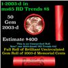 Image 1 : Shotgun Lincoln 1c roll, 2003-d 50 pcs Steel-Strong Wrapper.