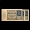 Image 2 : 3x Consecutive 1922 Germany (Weimar) "Vampire" 10,000 Marks Post-WWI Hyperinflation Banknotes, All A
