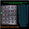 Image 1 : Huge Liifetime Collection - Too Many Coins To Auction Individually - This Lot is For One Page of 20 