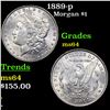 Image 1 : 1889-p Morgan Dollar $1 Grades Choice Unc