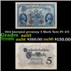 Image 1 : 1914 Imerpial germnay 5 Mark Note P# 47C Grades Select AU