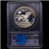 Image 3 : Proof 1974-s Silver Eisenhower Dollar $1 Graded pr69+ DCAM BY SEGS