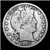Image 2 : 1907-d Barber Half Dollars 50c Grades f, fine