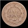 Image 3 : 1859 Indian Cent 1c Grades g+