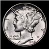 Image 2 : 1945-d Mercury Dime 10c Grades GEM FSB