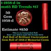 Image 1 : Shotgun Lincoln 1c roll, 1958-d 50 pcs Steel-Strong Wrapper.