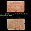 Image 1 : 1918 Germany 20 Mark Note P# 57 Grades f, fine