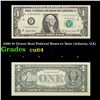 Image 1 : 1999 $1 Green Seal Federal Reserve Note (Atlanta, GA) Grades Choice CU