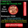 Image 1 : Shotgun Lincoln 1c roll, 1996-d 50 pcs Steel-Strong Wrapper.