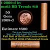 Image 1 : Shotgun Lincoln 1c roll, 2009-d Birth 50 pcs Brandt Wrapper.