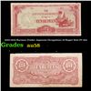 Image 1 : 1942-1944 Burman (Under Japanese Occupation) 10 Rupee Note P# 16A Grades Choice AU/BU Slider