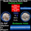 Image 1 : Buffalo Nickel Shotgun Roll in Old Bank Style 'Nathan's' Wrapper 1935 & p Mint Ends