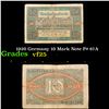 Image 1 : 1920 Germany 10 Mark Note P# 67A Grades vf+