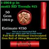Image 1 : Shotgun Lincoln 1c roll, 1964-p 50 pcs Steel-Strong Wrapper.