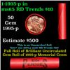Image 1 : Shotgun Lincoln 1c roll, 1995-p 50 pcs Steel-Strong Wrapper.