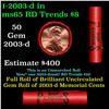 Image 1 : Shotgun Lincoln 1c roll, 2003-d 50 pcs Steel-Strong Wrapper.