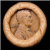 Image 2 : ***Auction Highlight*** Lincoln Wheat cent 1c orig Brandt McDonalds roll, 1909-s end, VDB other end 