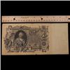 Image 2 : 1910 Imperial Russia 100 Dinar Cathriene The Great Note P# 13B Grades vf++