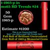 Image 1 : Shotgun Lincoln 1c roll, 1965-p 50 pcs Steel-Strong Wrapper.