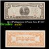 Image 1 : 1942 Philippines 5 Pesos Note P# 107 Grades Select AU