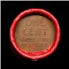 Image 3 : Mixed small cents 1c orig shotgun roll, Wheat Cent, 1903 Indian Cent other end, Nathan's Brandt Wrap