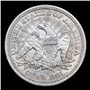 Image 3 : ***Auction Highlight*** 1853 arrow & rays Seated Liberty Quarter 25c Graded Select+ Unc BY USCG (fc)