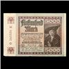 Image 2 : 1922 Fourth Issue Germany (Weimar) 5000 Marks Post-WWI Hyperinflation Banknote P# 81a, Watermark: G/