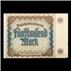 Image 3 : 1922 Fourth Issue Germany (Weimar) 5000 Marks Post-WWI Hyperinflation Banknote P# 81a, Watermark: G/