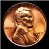 Image 2 : 1957-d Lincoln Cent 1c Grades Gem+ Unc RD