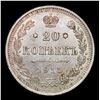 Image 2 : 1915 Imerpial Russia 20 Kopeks KM: 22a.2 Grades GEM Unc
