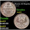 Image 1 : 1865 Imperial Russia 20 Kopeks KM: 22.2 Grades Select Unc