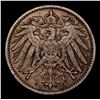 Image 3 : 1909 Imperial Germany 1 Mark  KM: 14 Grades vf++