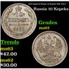 Image 1 : 1916 Imperial Russia 10 Kopeks KM: 20A.3 Grades Select Unc