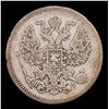Image 2 : 1873 Imperial Russia 20 Kopeks  KM: 22.1A Grades vf+