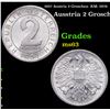 Image 1 : 1957 Austria 2 Groschen  KM: 2876 Grades Select Unc