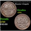 Image 1 : 1902 Imperial Russia 5 Kopek  KM: 19a.1 Grades vf++