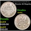 Image 1 : 1916 Imperial Russia 20 Kopeks KM: 22a.2 Grades Choice Unc