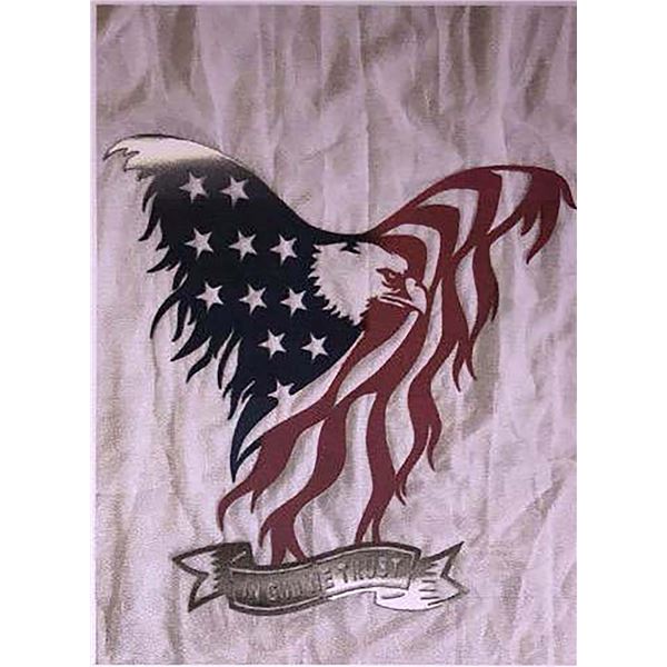 RWB Golden Eagle Metal Art