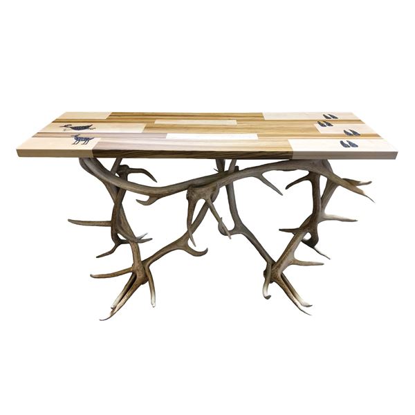 ELK ANTLER SOFA TABLE