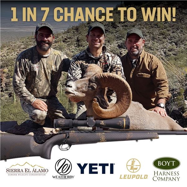 WSF ENDOWMENT YETI TREASURE 45 YETI COOLER & SURPRISE GIFT INSIDE 1 in 7 CHANCES TO WIN A DESERT