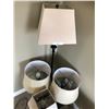 Image 5 : Black Floor Lamp & Two Matching Table Lamps