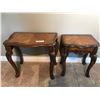 Image 1 : Two Ornately Carved Matching Side Tables
