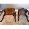 Image 3 : Two Ornately Carved Matching Side Tables