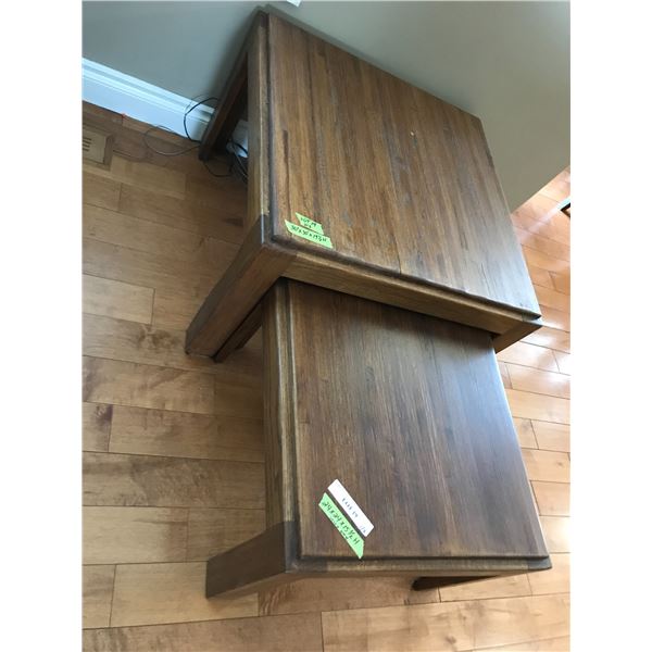 Wood Stacking Tables