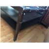 Image 4 : Wood & Glass Insert Coffee Table & TV Cabinet
