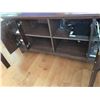Image 7 : Wood & Glass Insert Coffee Table & TV Cabinet