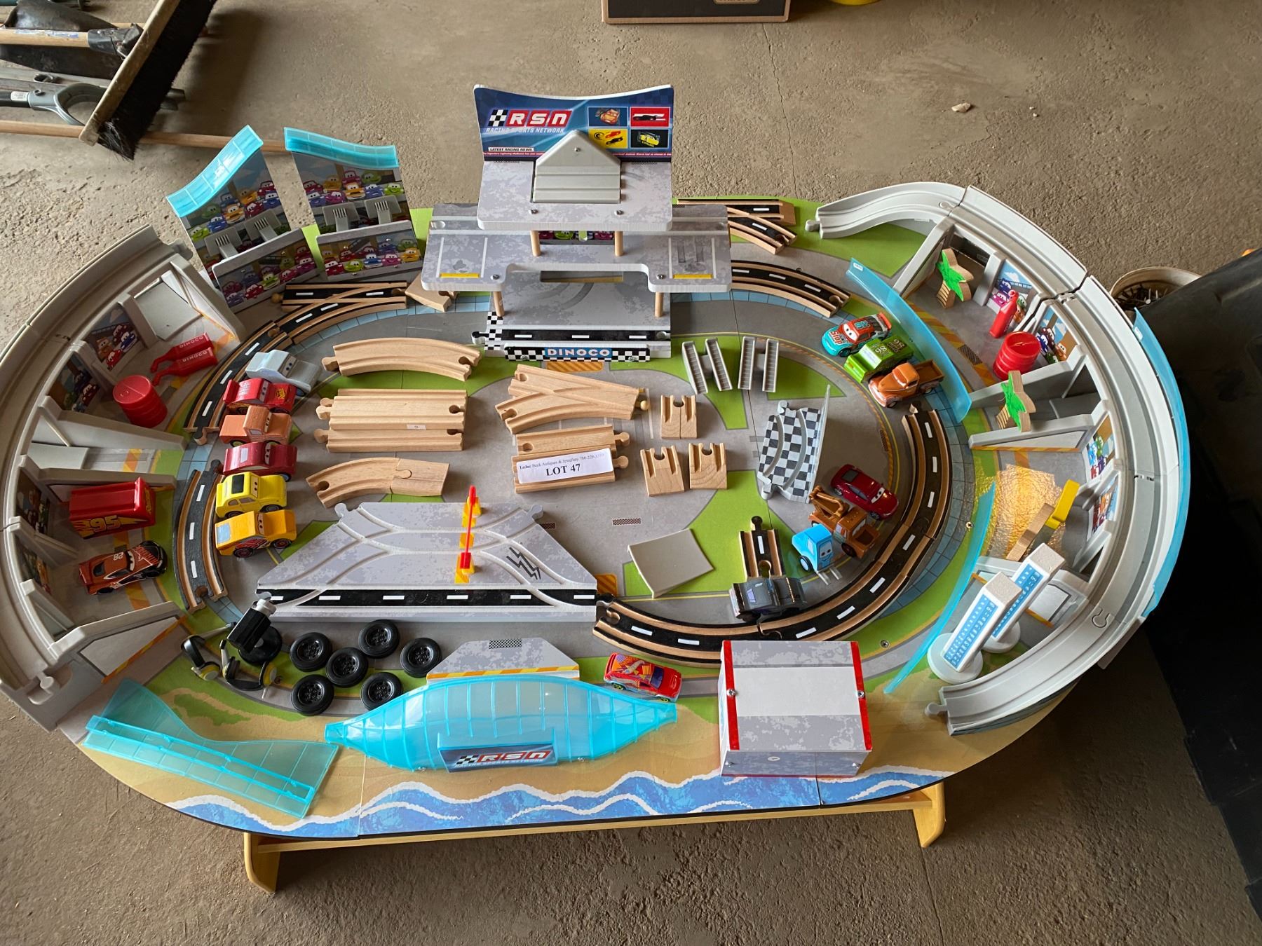 Disney Pixars Cars RSN Racing Sports Network - Beck Auctions Inc.