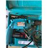 Image 5 : Makita Drill, Level Sledge Hammer, Pry Bar, Grip Clamps, Metal Guide, Staplers, Tape Measure, Hand P