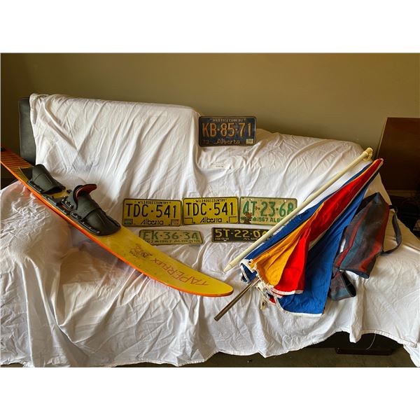 Taperflex DTX Water-ski, Beach Umbrella, Asst Alberta License Plates