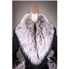 Image 2 : ALASKA FUR GALLERY: Italian Virgin Wool Stroller with Natural Silver Fox Collar and Cuffs
